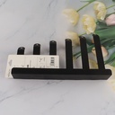 شماعة باب معدنية شكل بيانو 6 هوك لتعليق الملابس والفوط