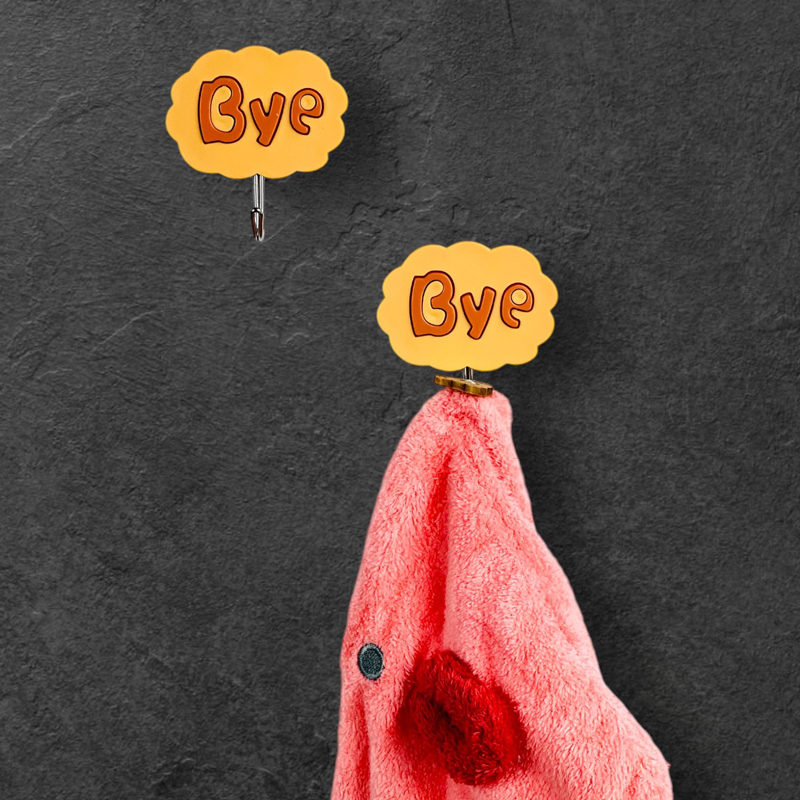 طقم هوك 2 قطعة لتعليق الكابات والاكسسوارات بكلمه باي