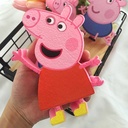 ليفة استحمام كيوت ناعمة علي البشرة شكل بيبا بيج الخنزير