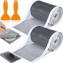 شريط شبكي لمنع انسداد البلاعات والبانيو والاحواض ذاتي اللصق وقابل للقص حسب الحاجه