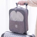 شنطة منظم للاحذية وتربروف كبيرة تحمل 3 ازواج بيد تعلق علي حقائب السفر لسهولة التحرك