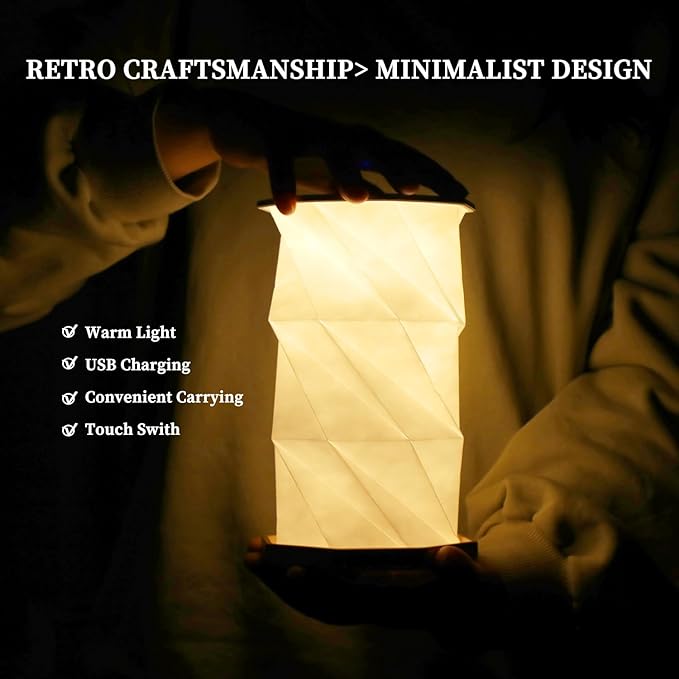 اباجورة تاتش  ب 3 الوان مختلفة قابلة للطي  تعمل بيو اس بي للشحن