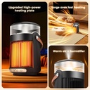 دفاية مكتب كهربائية دوارة 90 درجة مع مرطب جو بالبخار - 800 واط