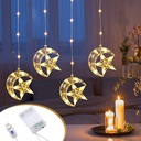 ستارة مضيئة هلال ونجوم 3.5 متر