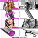 مكواة لاسلكية لعمل الشعر الكيرلي باحترافية ب 6 درجات حرارة تصل الي 200 درجة