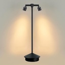 اباجورة مكتب تاتش ب2 رأس قابلة للدوران بيو اس بي للشحن