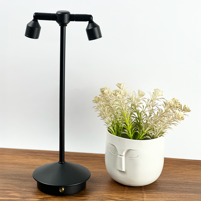 اباجورة مكتب تاتش ب2 رأس قابلة للدوران بيو اس بي للشحن