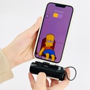 Type-Cباور بانك بسعة 2200 مللي أمبير مع كشاف مناسب للأيفون و