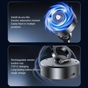 حامل موبايل مغناطيسي معدني بقوة شفط عالية للسيارات والاسطح الملساء - قابل للطي