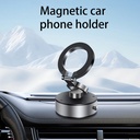 حامل موبايل مغناطيسي معدني بقوة شفط عالية للسيارات والاسطح الملساء - قابل للطي