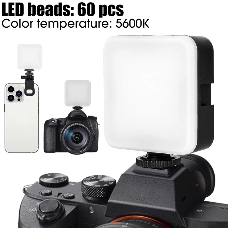 رينج لايت بمشبك دوار ب 3 اضاءات مختلفة مع بكرة لتحديد السطوع الاضاءة