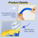 لعبة التقاط العصي المتساقطة ب 3 مسويات للسرعة لتنمية انتباه الاطفال