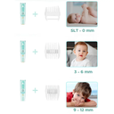 ماكينة حلاقة الشعر للاطفال ب 3 امشاط سيراميك مختلفة حسب طول الشعر قابلة للشحن