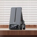 شاحن لاسلكي 5 *1 مع منبة وساعة  _ بقوة 15 واط