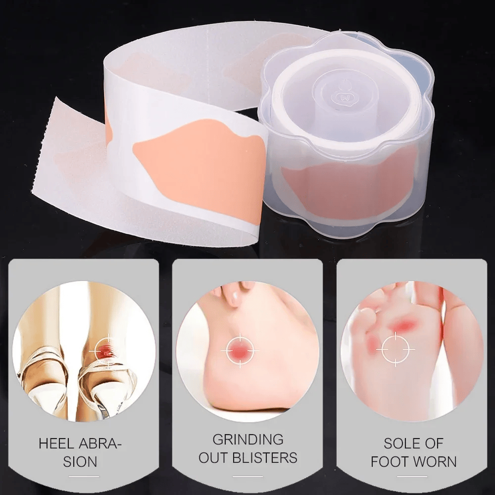 شريط لاصق طبي مطاطي شفاف  للجروح _ 50 قطعة