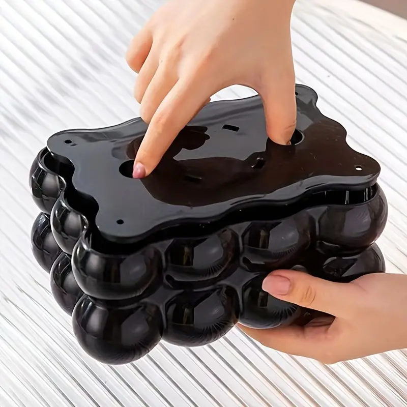 علبة مناديل اكليريك بتصميم بابلز لغرف النوم والاطفال والليفنج