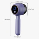 لمامة وبر بشاشة ديجيتال للملابس والنفروشات قابلة لاعادة الشحن