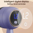 لمامة وبر بشاشة ديجيتال للملابس والنفروشات قابلة لاعادة الشحن