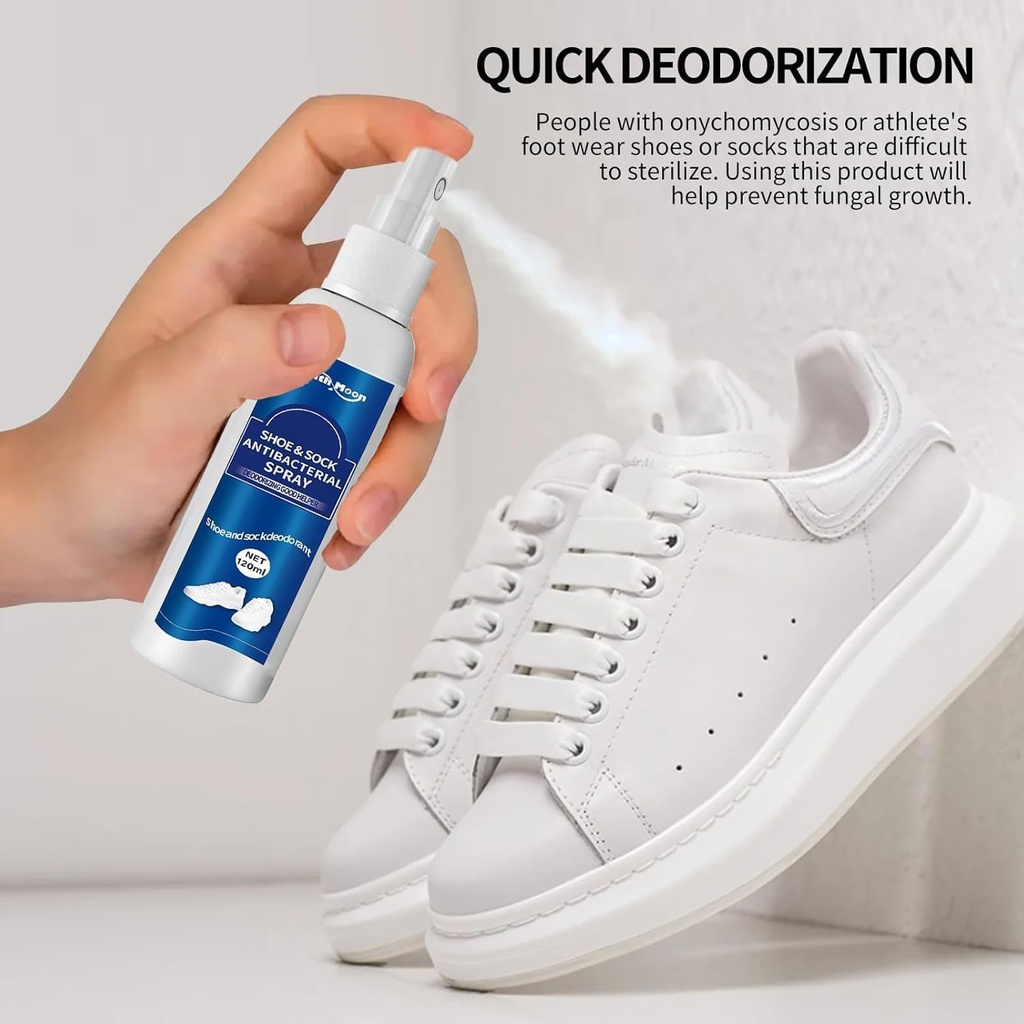 سبراي معطر للاحذية والشرابات مضاد للتعرق والبكتيريا 120 مل