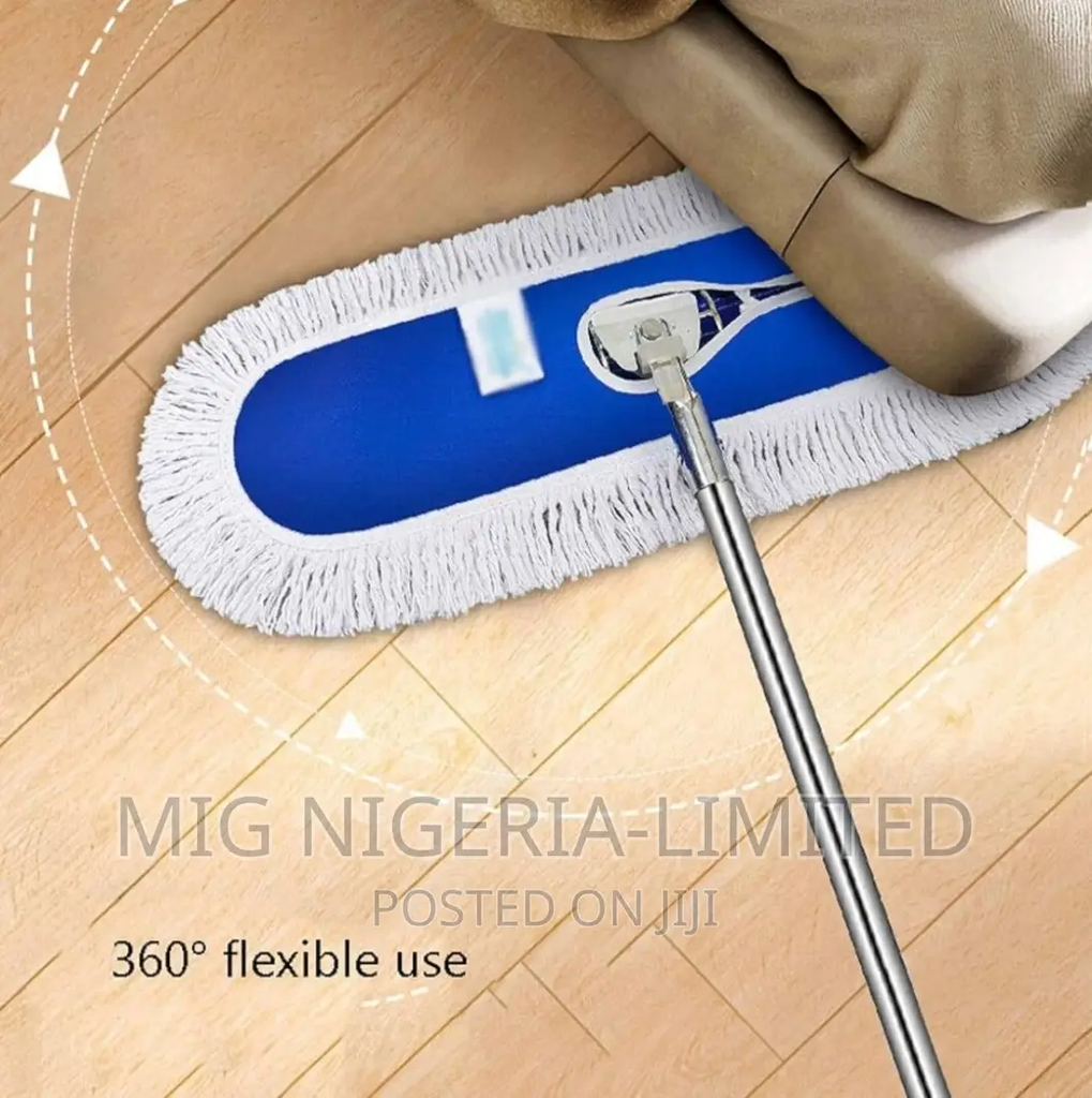 مساحة باركية وأرضيات مسطحة بتدور 360 درجة لتنظيف سهل وسريع