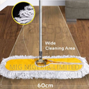 مساحة باركية وأرضيات مسطحة بتدور 360 درجة لتنظيف سهل وسريع