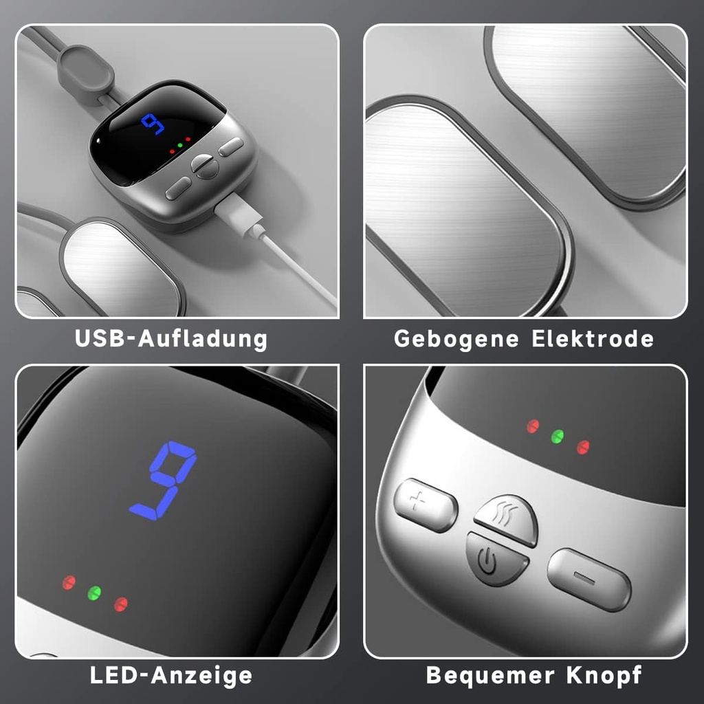 قلادة مساج حرارية معلقة لتدليك الرقبة والكتفين ب 4 اوضاع لاسترخاء العضلات