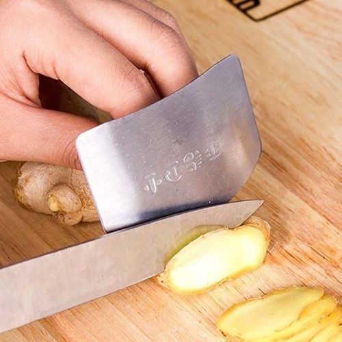 حامى الاصابع اثناء تقطيع الطعام استانليس ستيل