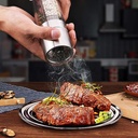 مطحنة  يدوية 2*1 برأس مزوجة للفلفل الاسود والملح