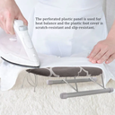 استاند مكواه ميني قابلة للطي لحمل المكواه وكوي الاكمام والياقات 26 سم