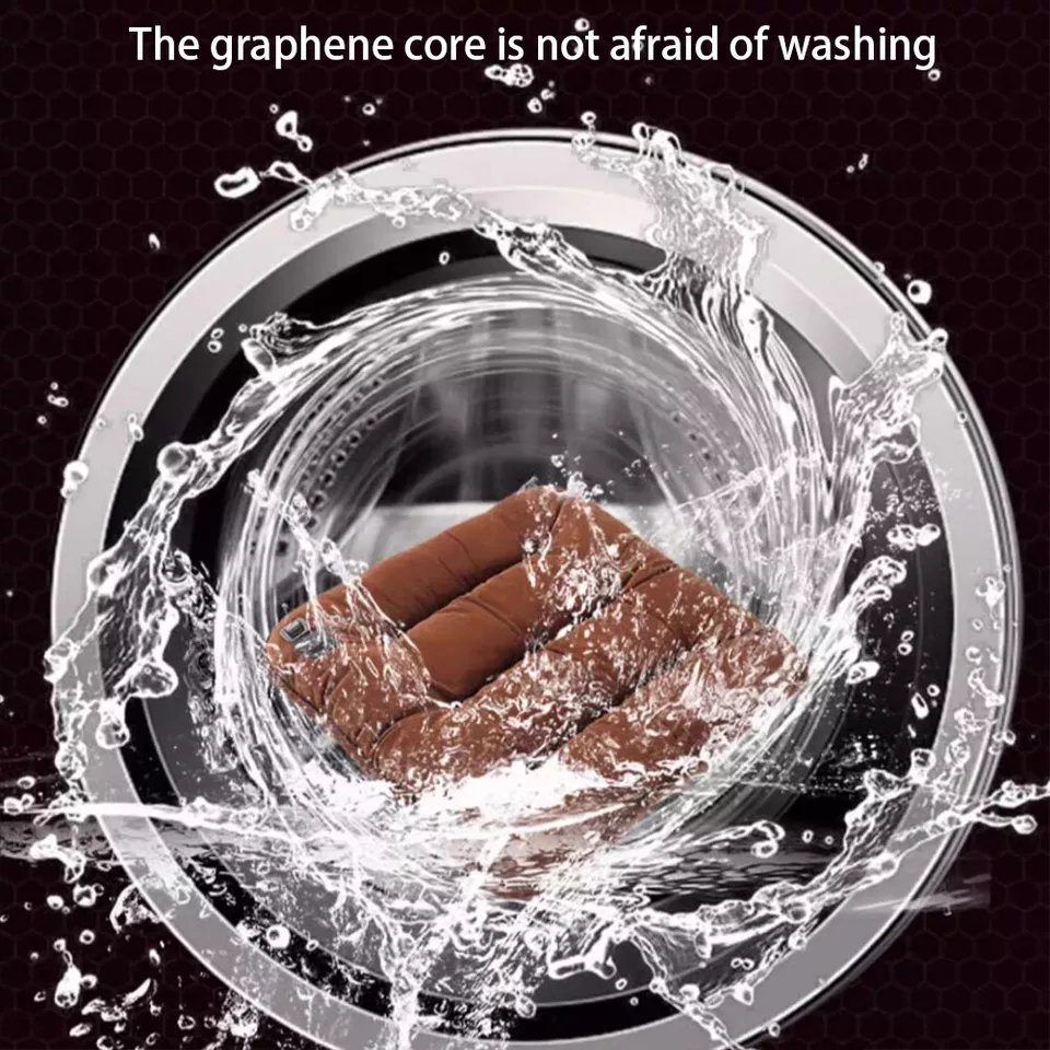 مدفأة  مبطنة لمقعد كرسي السيارة 7 فولت ب يو اس بي للشحن