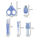 طقم باديكير للعناية باظافر الاطفال حديثي الولادة  - 5قطع