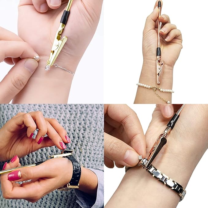 اداة مساعدة لربط وتثبيت الاساور والانسيالات والساعات من الستاليس ستيل