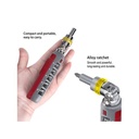 مفك براغي مغناطيسية 12 في 1 برأس قابلة للدوران بزوايا 180 درجة