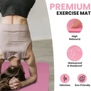 سجادة تمارين اليوجا واللياقة البدنية غير قابلة للانزلاق _ مقاس  183 * 61 سم