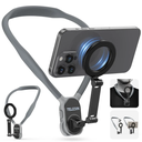 حامل موبايل  مغناطيسي للرقبه قابل للطي لتصوير الفيديوهات