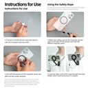 حامل موبايل  مغناطيسي للرقبه قابل للطي لتصوير الفيديوهات