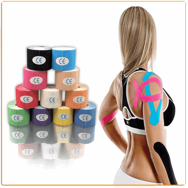 شريط طبي رياضي يقلل من التمزق وآلام العضلات والإصابات الرياضية _ 5 متر