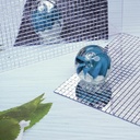 ورق حائط زجاج لاصق لتزيين الحوائط20 *20 سم