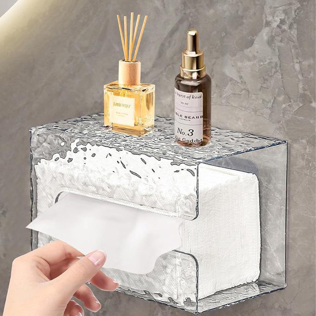 علبه مناديل شفافه