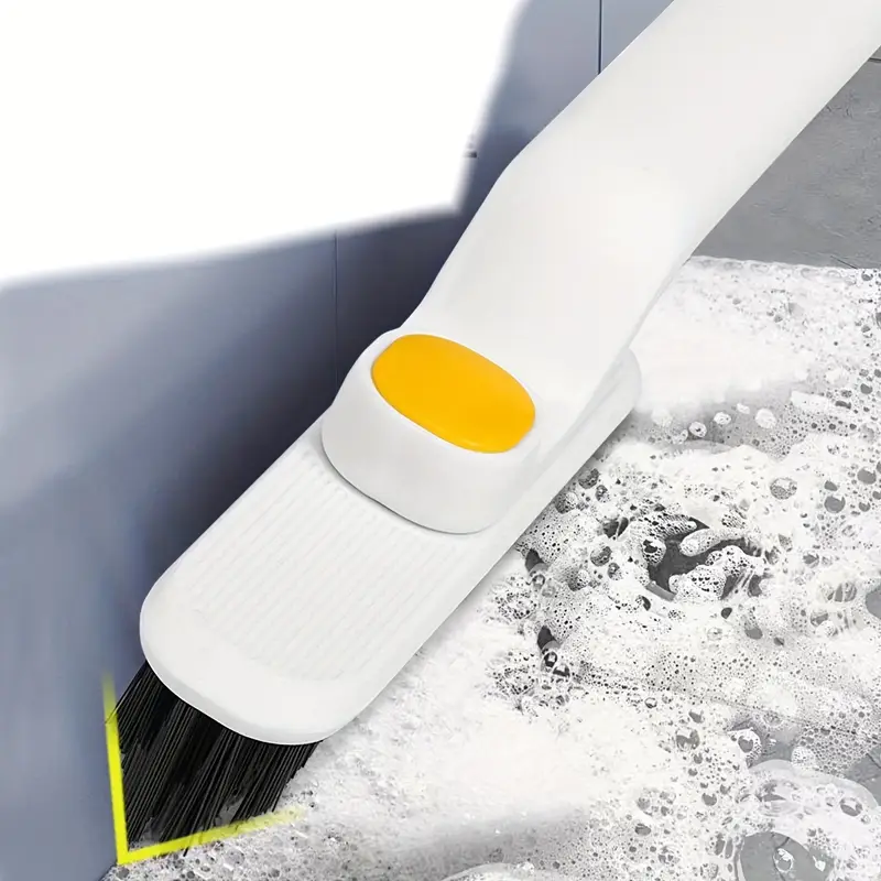 فرشة تنظيف قابلة للدوران 360 درجة مع ملقط لالتقاط الشعر