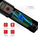 كشاف ليزر أبيض ديجيتال بخاصية الزووم وإضاءة طوارئ – بطارية ليثيوم