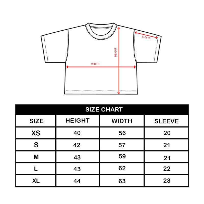 Keep Fashion Weird كروب توب اوفر سايز باللون الابيض