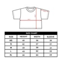 Keep Fashion Weird كروب توب اوفر سايز باللون الابيض