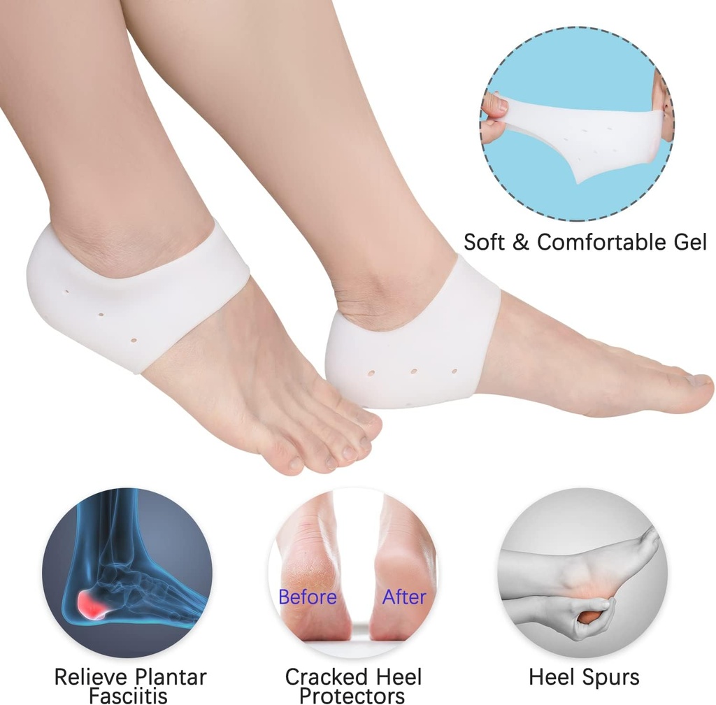 نعل كعب سيليكون طبي داخلي لزيادة الطول - 3.5 سم