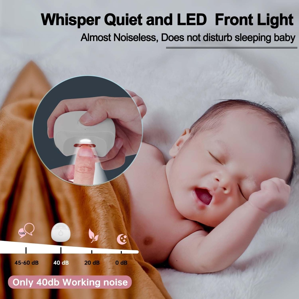 جهاز كهربائي ليد لقص الاظافر مع 3 سرعات قص - قابل للشحن جهاز كهربائي ليد لقص الاظافر مع 3 سرعات قص - قابل للشحن