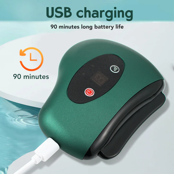 جواشا الكترونية بشاشد ليد مع 9 سرعات لشد الوجه والرقبة والجلد - قابل للشحن