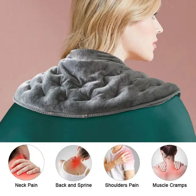 وسادة حرارية علاجية للكتف والرقبة خفيفة الوزن بحبيبات الطين الثقيلة