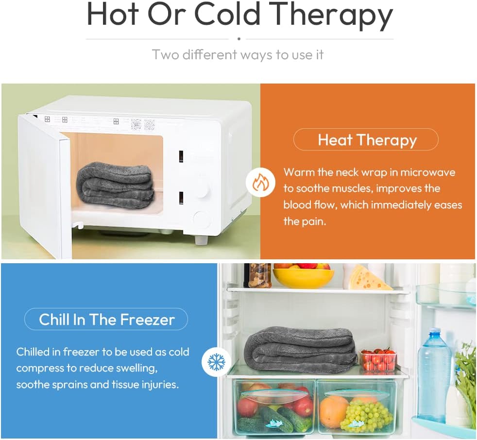 وسادة حرارية علاجية للكتف والرقبة خفيفة الوزن بحبيبات الطين الثقيلة