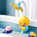دش استحمام للأطفال بشكل بطة مجسمة بنظامين رش للمياه