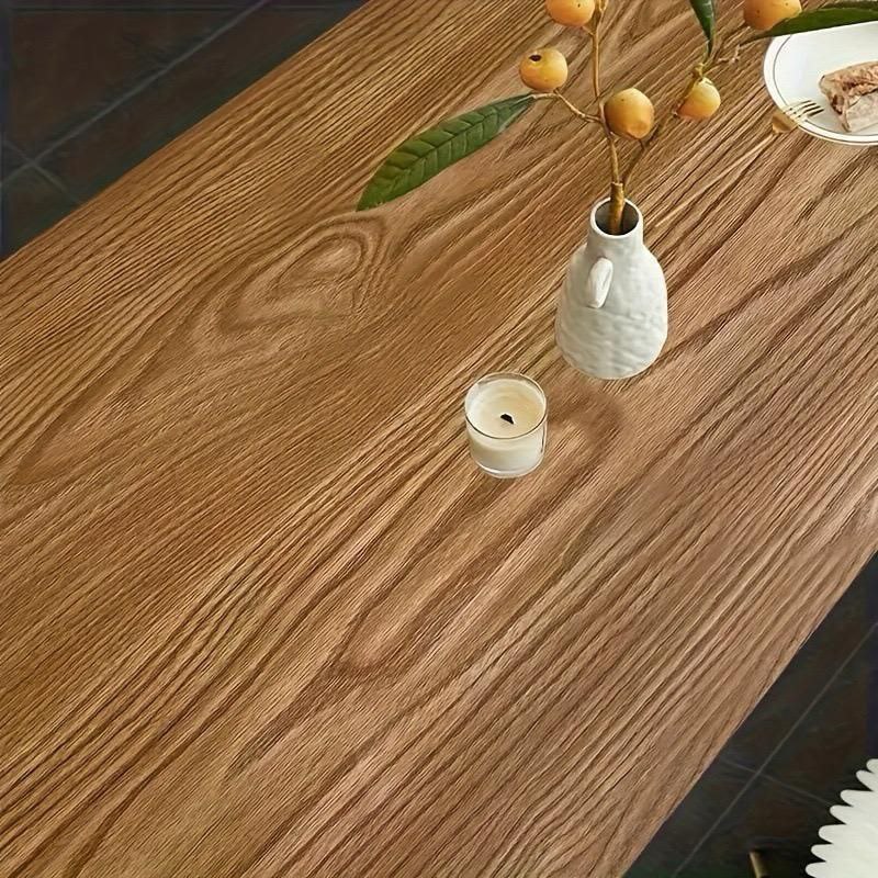 رول استيكر لاصق شكل خشبي لتجديد التربيزات و رخامة المطبخ _ مقاس 45 * 200 سم